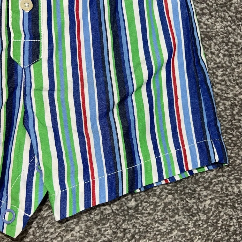 Ralph Lauren Rugby Striped Coverall size 3 months